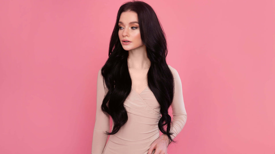 Clip In Hair Extensions - Black Is The New Black - Hair Secrets Extensions