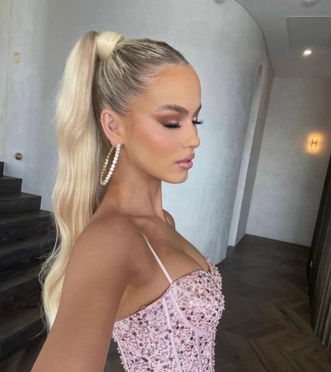 Go Blonde with a Stunning Ponytail Extension