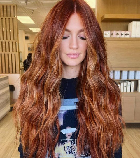 Styling Ideas for Red Hair Extensions
