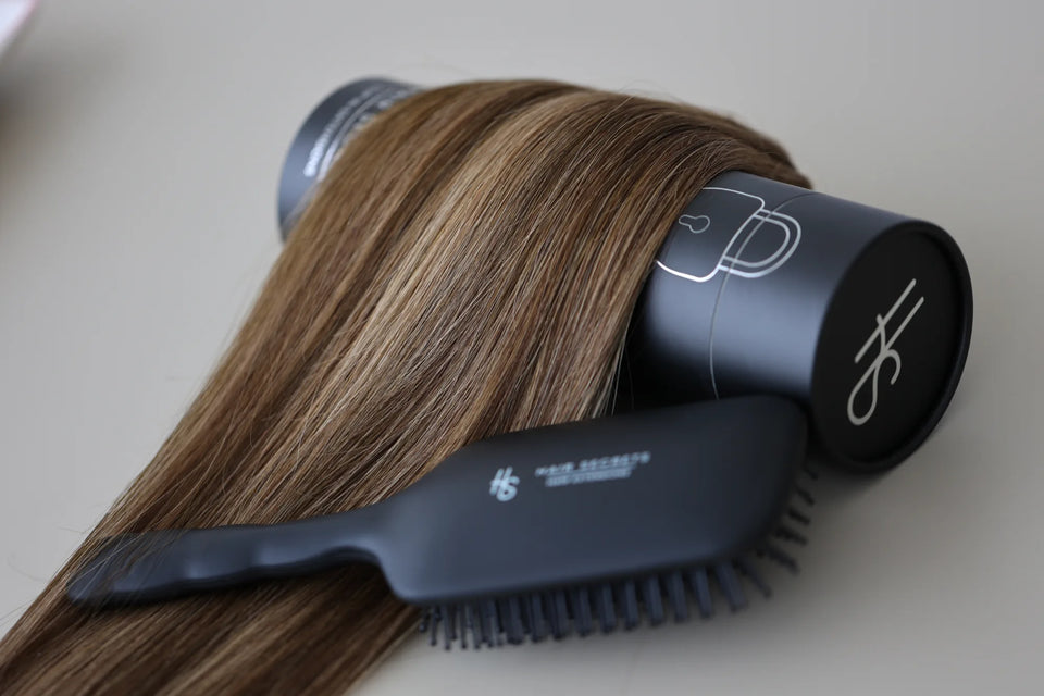 Clip In Hair Extensions in Affogato Blend