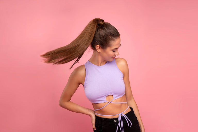 Ponytail Clip In Extensions.